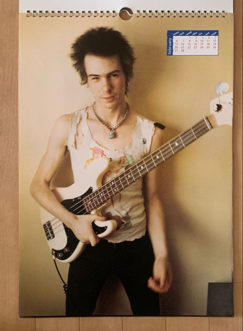 SEX PISTOLS 1989年カレンダー　輸入物　セックス・ピストルズ