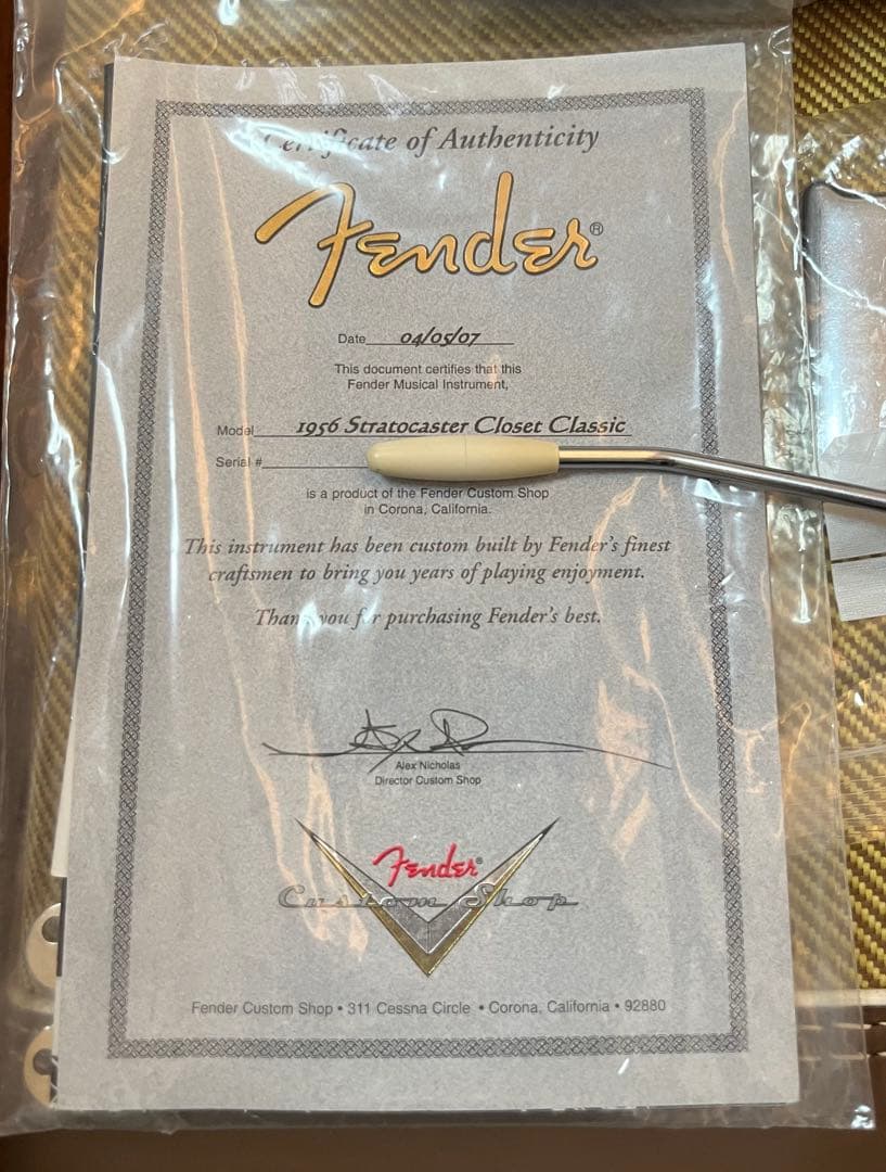 ギター Fender Custom Shop 1956 Strato CC