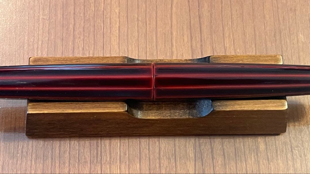 中屋万年筆 十角 中軟 ピンクゴールドトリム