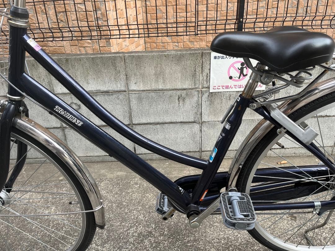 あさひ シティサイクル 前カゴ付／自動点灯ライト・防犯ワイヤー付【国分寺 引取】