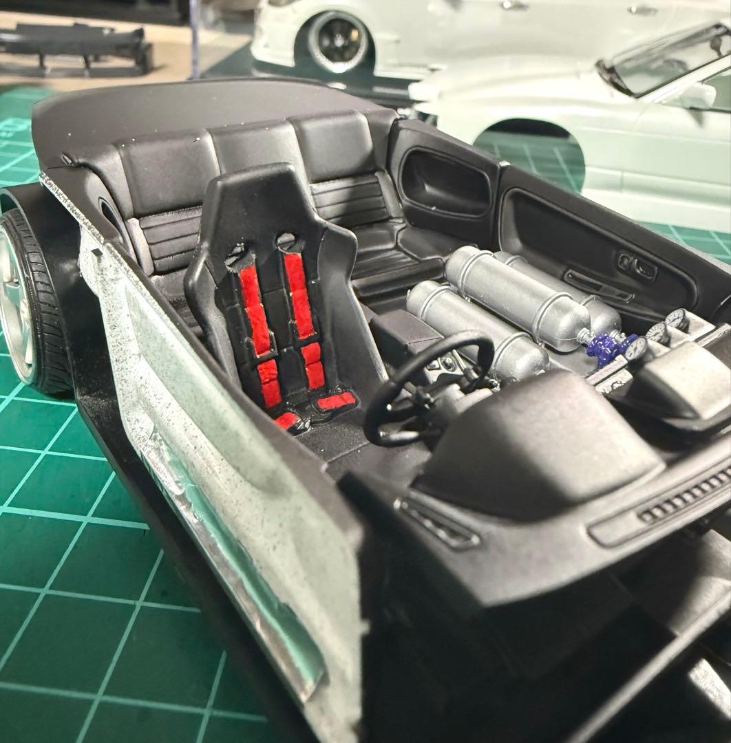 アオシマ URAS 180SX NOS仕様 Ver.2 WORKホイール 深リム