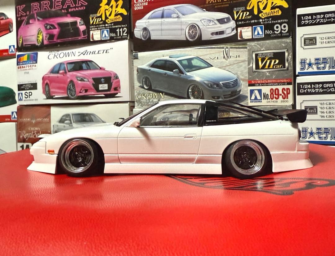アオシマ URAS 180SX NOS仕様 Ver.2 WORKホイール 深リム