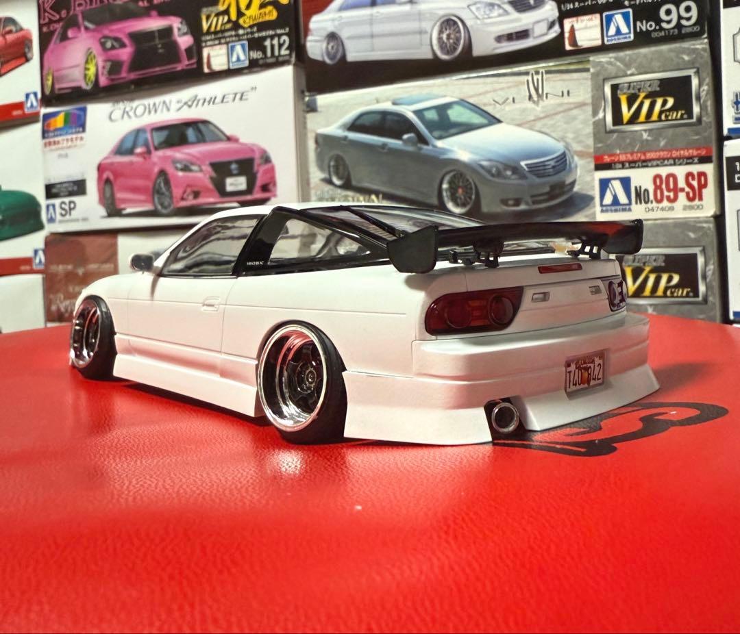 アオシマ URAS 180SX NOS仕様 Ver.2 WORKホイール 深リム