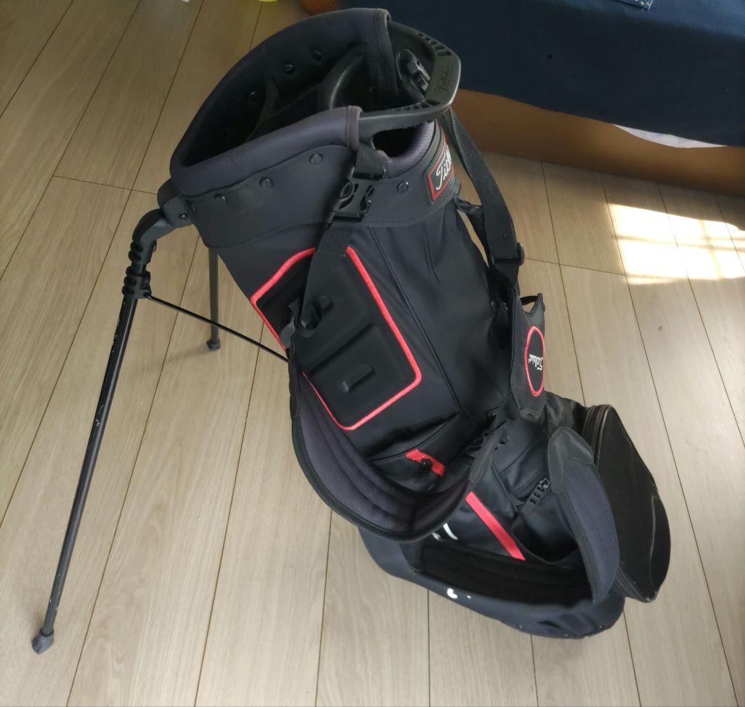 Titleist スタンドバッグ ブラック/レッド