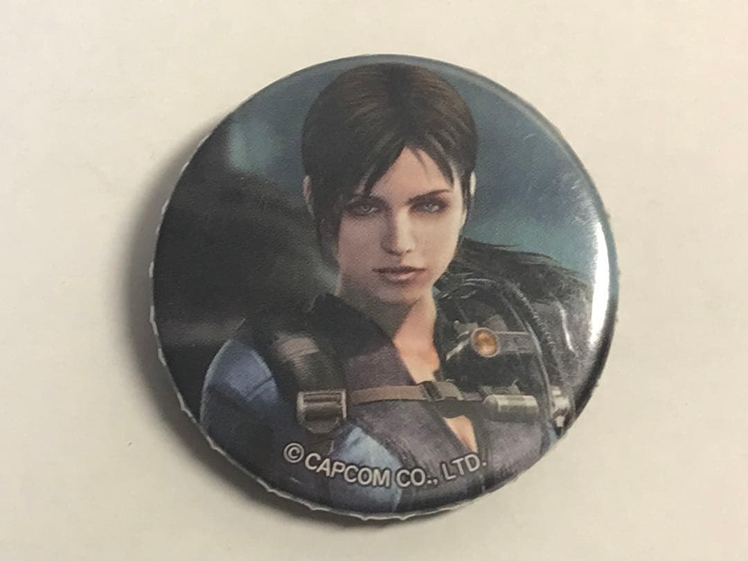 バイオハザード　ジル　缶バッジ　お台場限定
