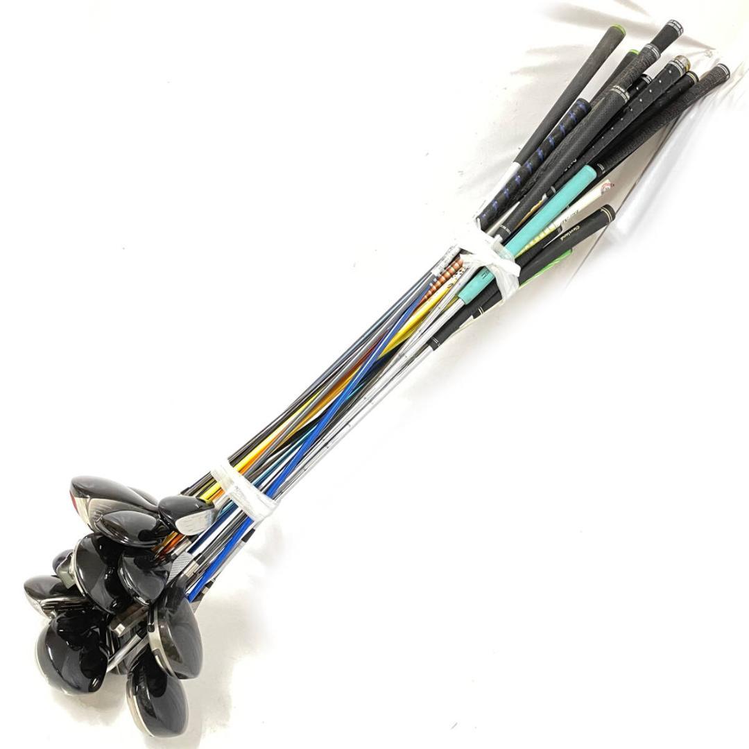 中古 ゴルフクラブ まとめて 21本 アイアン パター ウッド ドライバー
