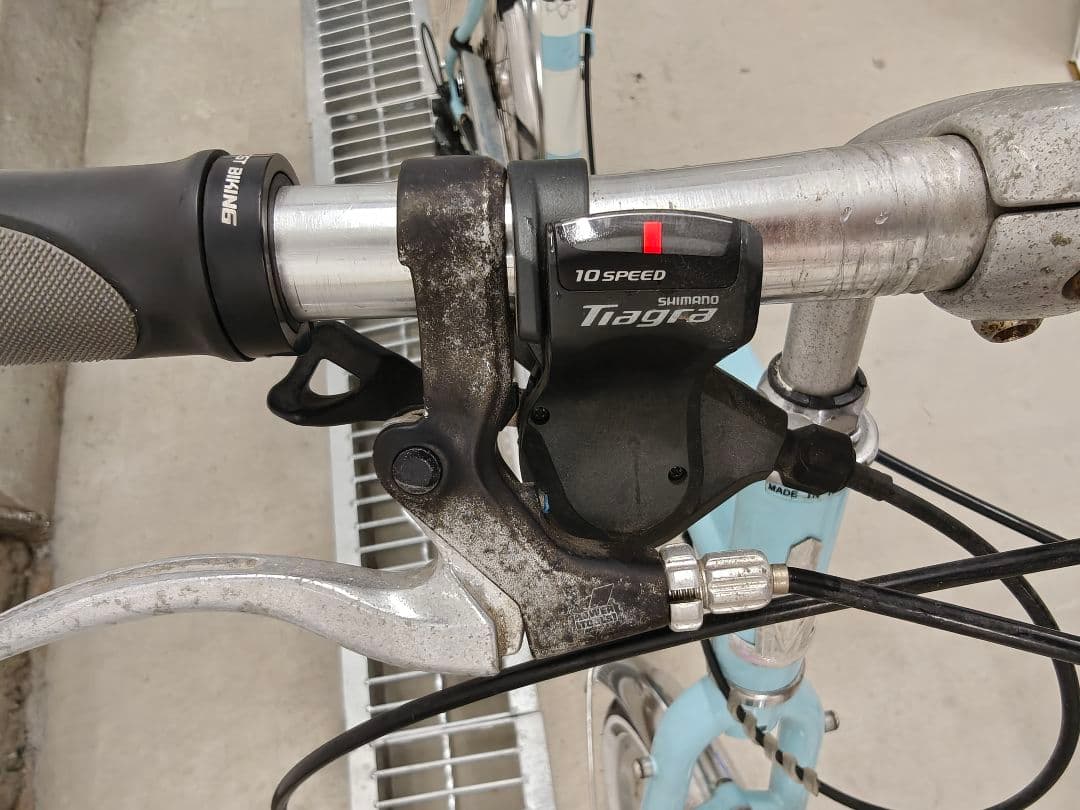 20インチ 406 自転車 m406L 水色 ミニベロ10段変速 ママチャリ