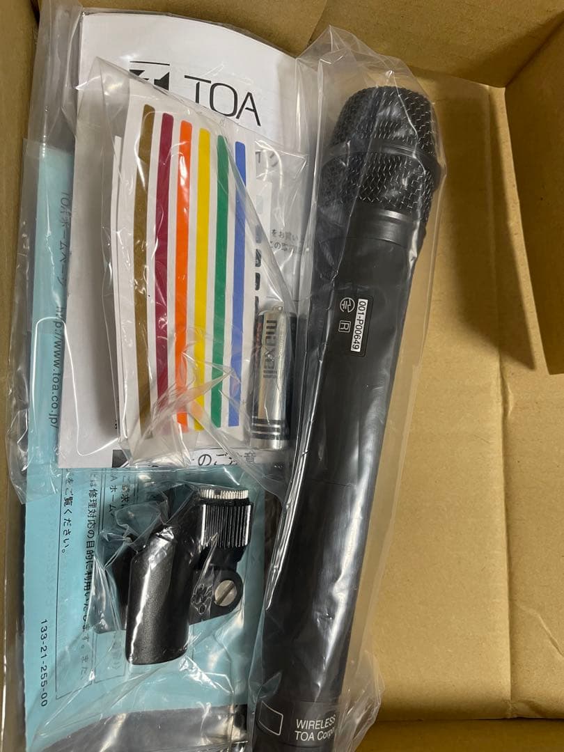 TOA ワイヤレスマイク 付属品付き