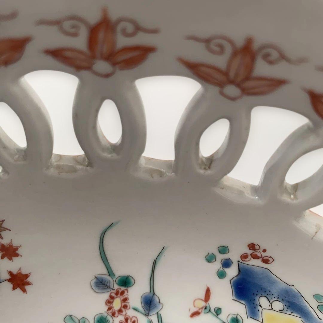 【箱付き】十二代 酒井田柿右衛門、鹿・紅葉・透鉢