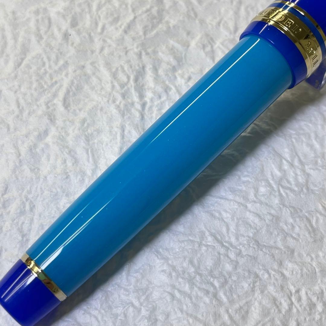セーラー万年筆 海外限定 プロギア ブルー クエーサー 21K MF