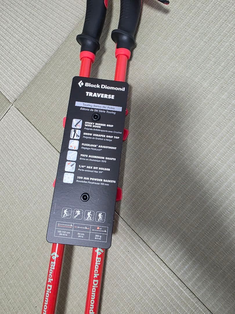  TRAVERSE スキー ストック