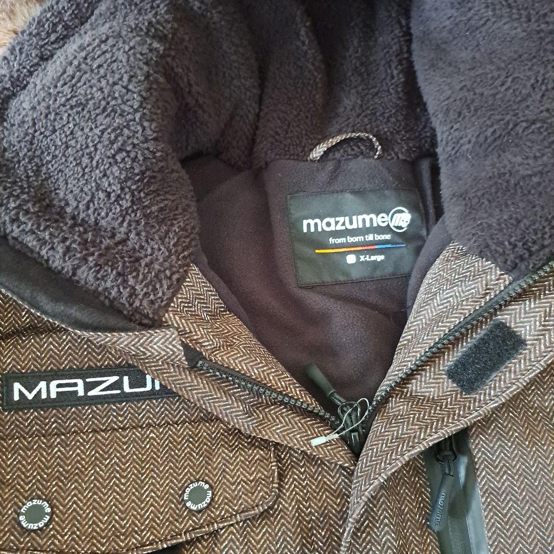 マズメ MZFW-793 コアオールウェザースーツ ブラウンヘリンボーン LL