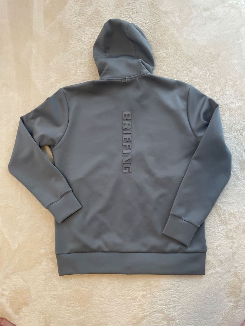 BRIEFING フード付きパーカー グレー Lサイズ
