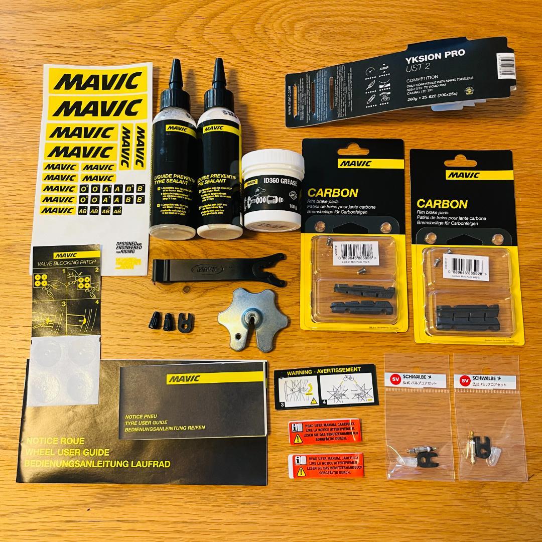 MAVIC COSMIC SLR 40 UST 前後ホイール（リムブレーキ用）