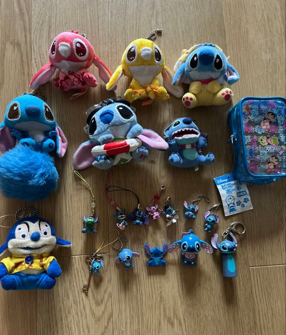 スティッチ ぬいぐるみ ストラップ セット20個