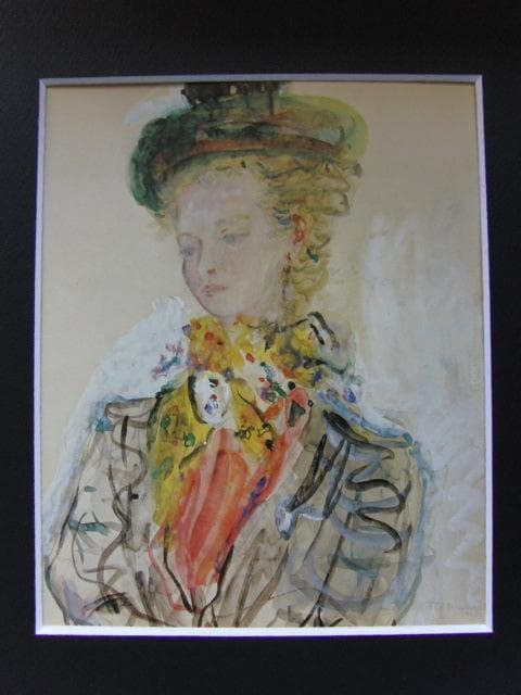 コスティア・テレスコヴィッチ、「ナタリー」、希少な額装用画集より