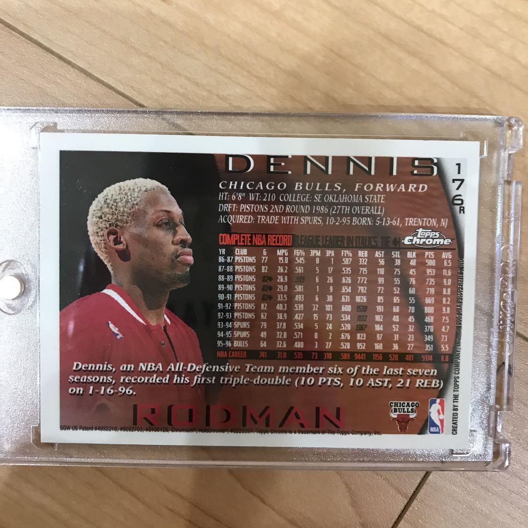 激レア  ロッドマン  カード topps chrome 90年代