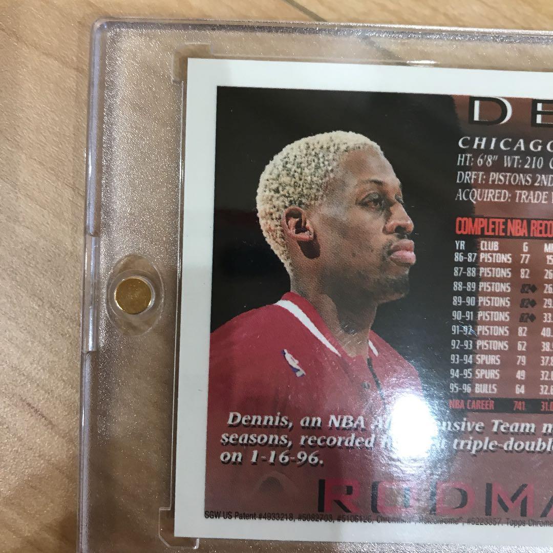 激レア  ロッドマン  カード topps chrome 90年代