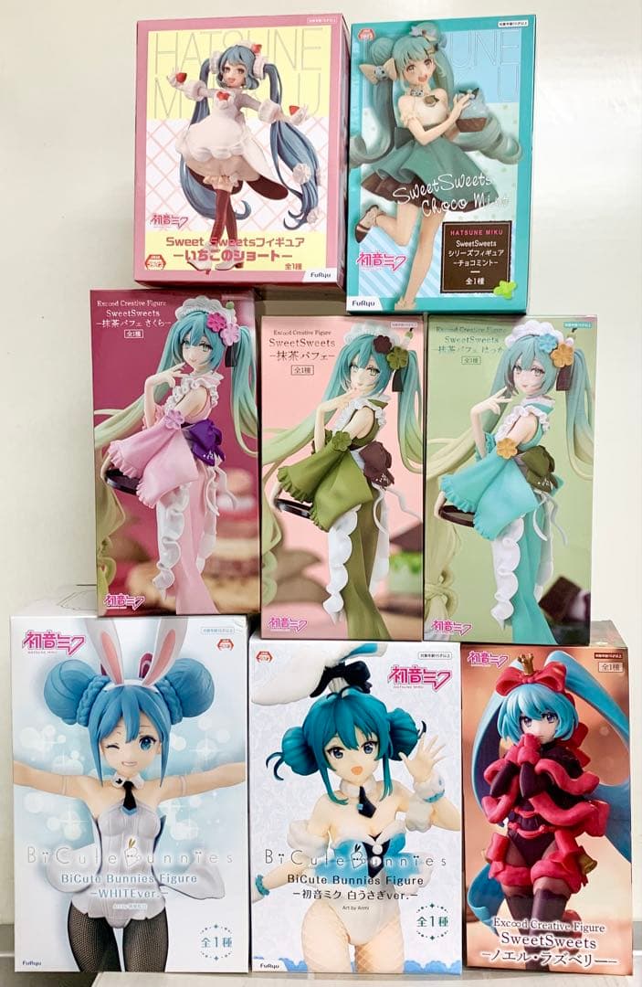 【25点】初音ミク フィギュア 25体セット【まとめ売り】タイトーセガフリュー