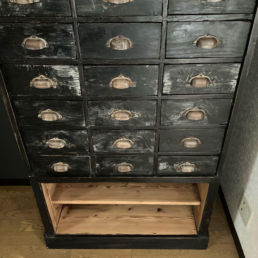 フランス アンティーク シェルフ インダストリアルラック キャビネット