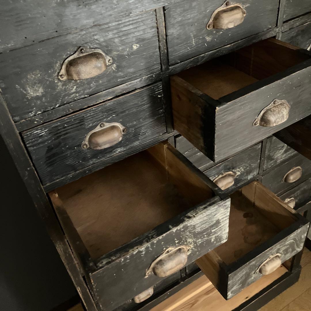 フランス アンティーク シェルフ インダストリアルラック キャビネット