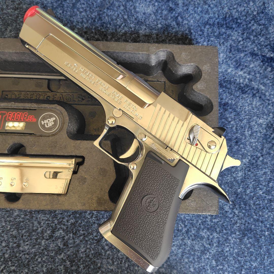 美品　東京マルイ DESERT EAGLE .50AE クロームステンレス