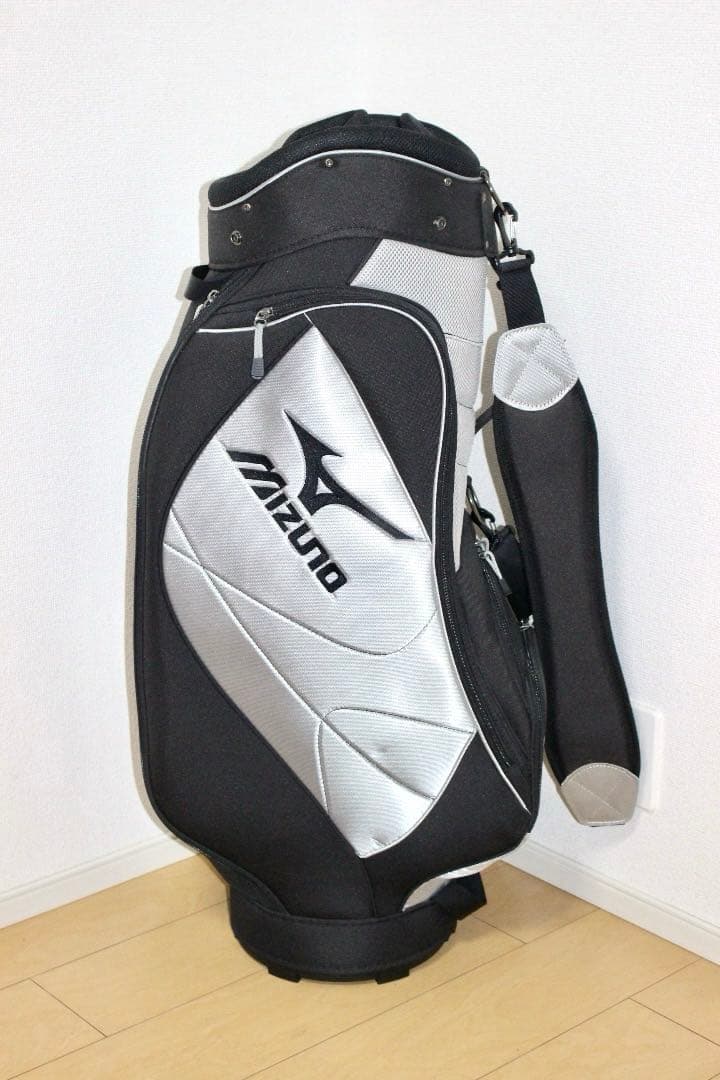 MIZUNO ミズノ キャディバッグ❗️ブラック×シルバー