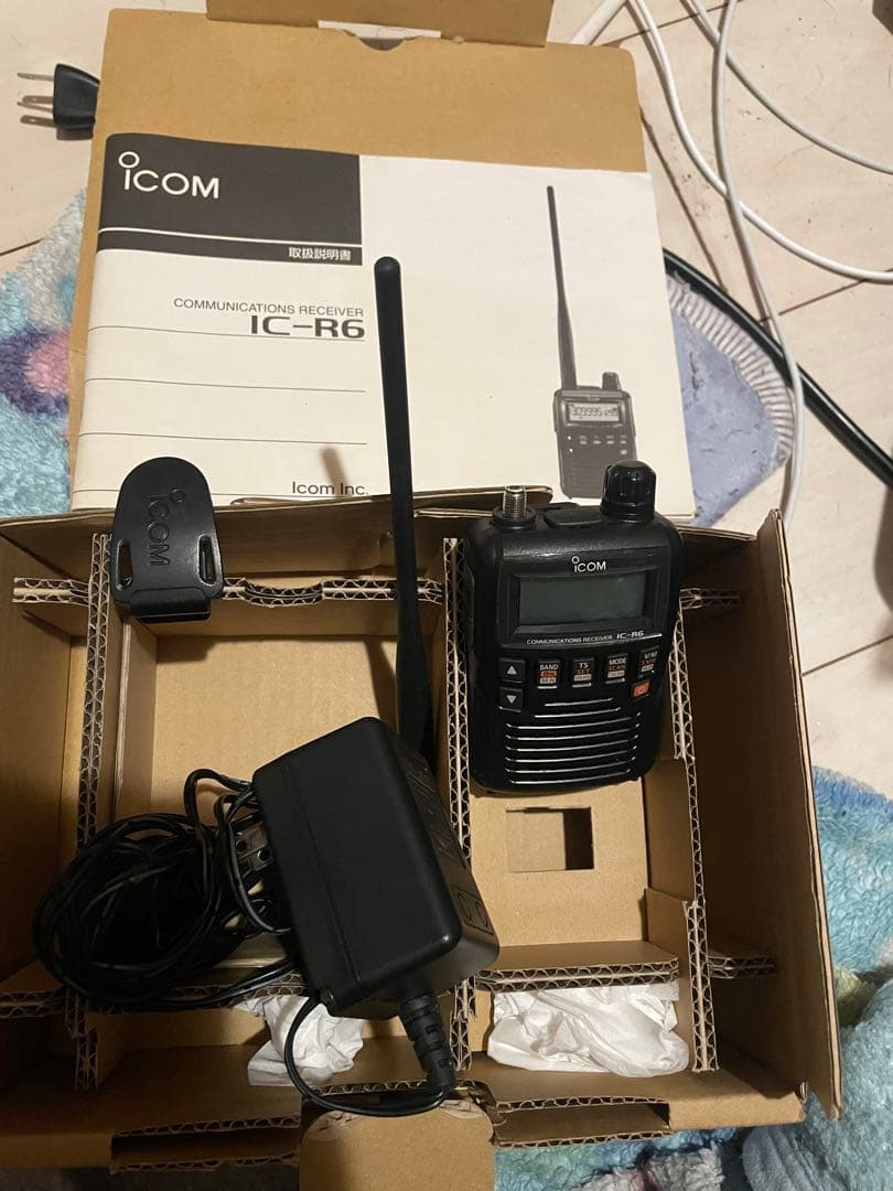 ICOM IC-R6 受信機 バッテリー無し