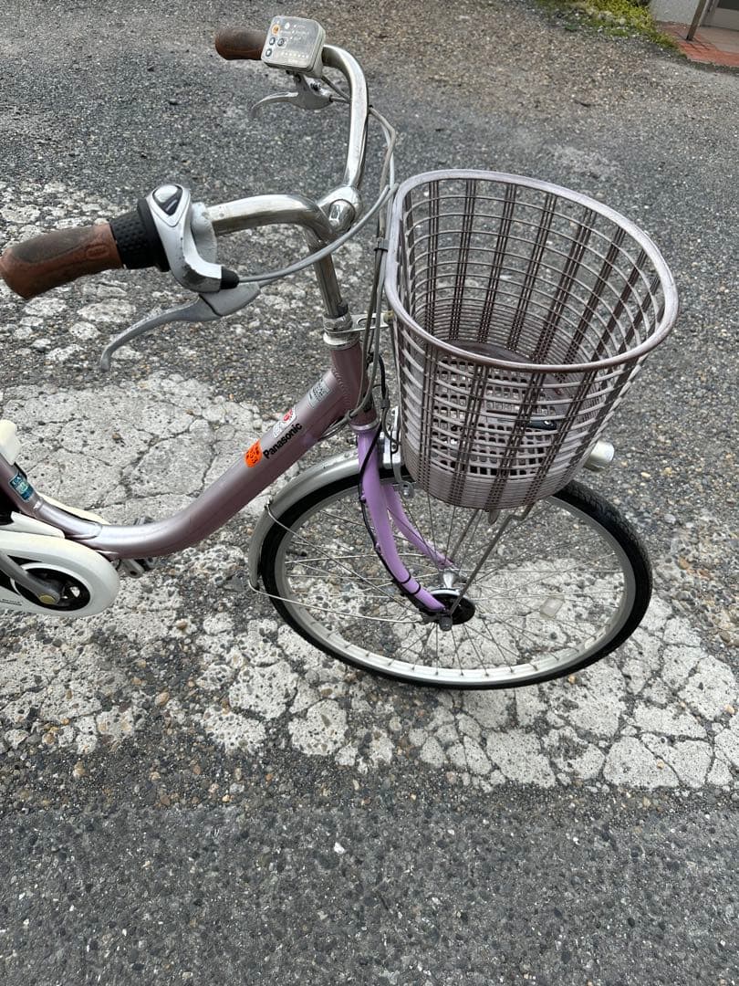 電動アシスト自転車 パープル