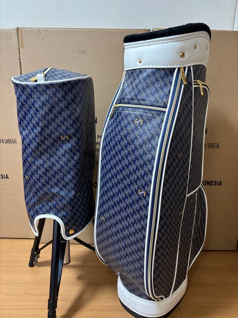 Resurrection RALLINA キャディバッグ レザレクションネイビー