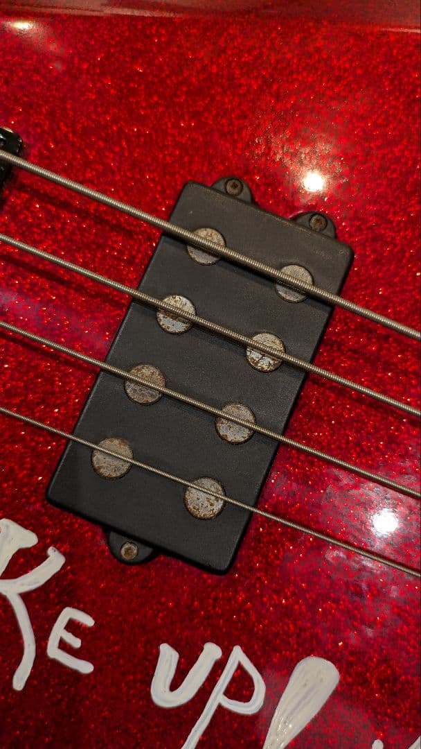 EDWARDS E-J-85TM 赤ラメ LUNA SEA J ベース　ルナシー