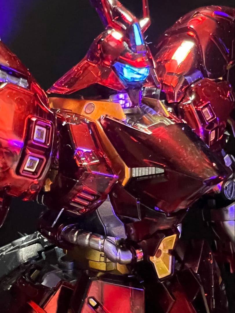 RG サザビー メカニカルコアメッキ 塗装済 完成品 ガンダムベース限定