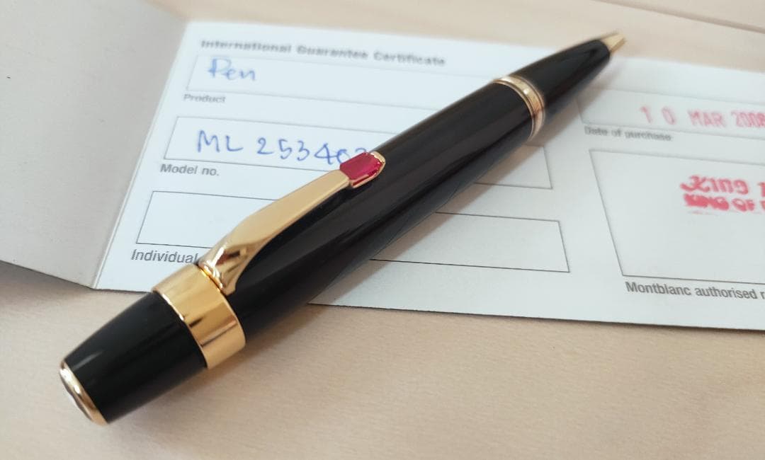 未使用 モンブラン BOHEME ボエム ジュエルストーン ボールペン