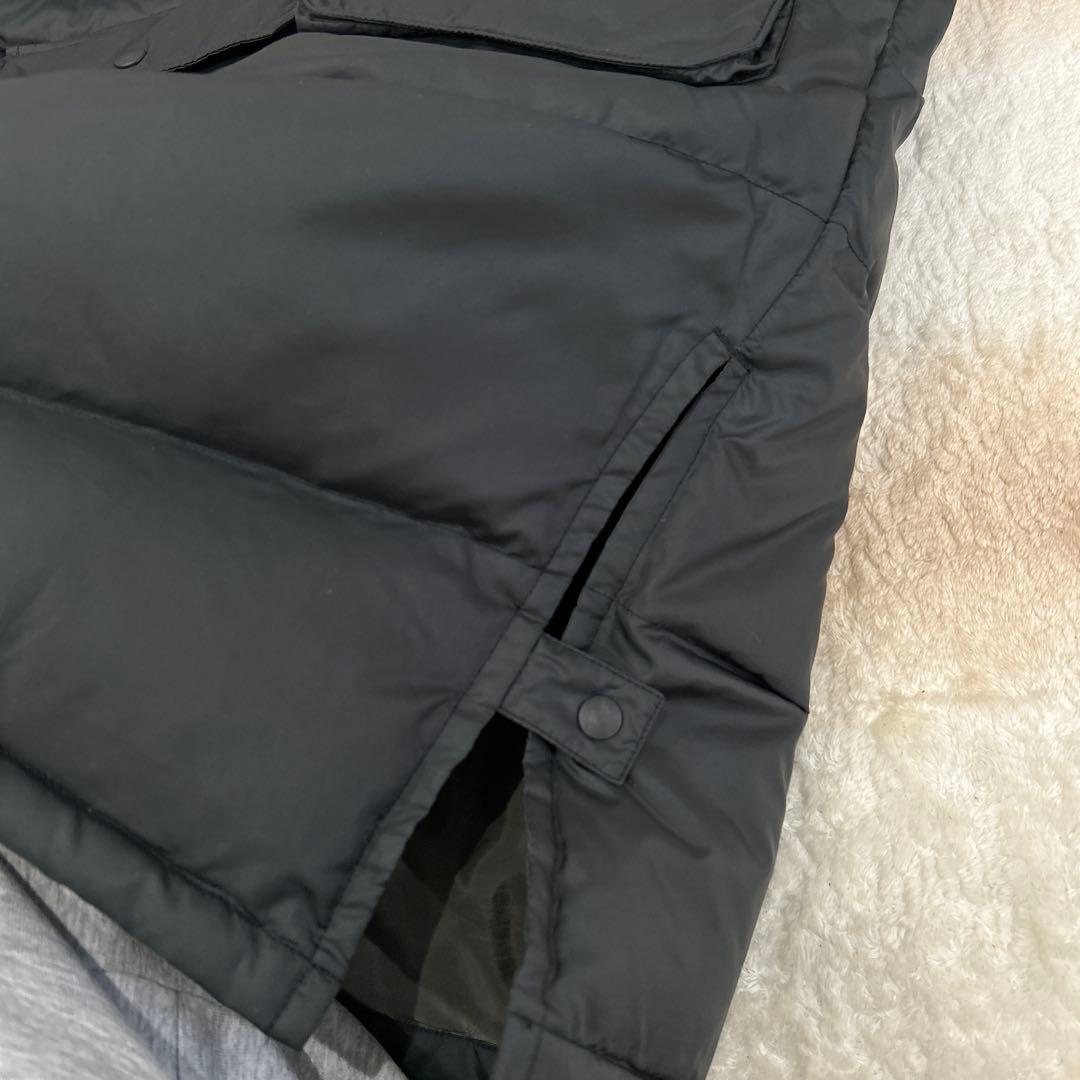 サイズ140cm Puma 黒 ベンチコート フード付き 美品 クリーニング済み