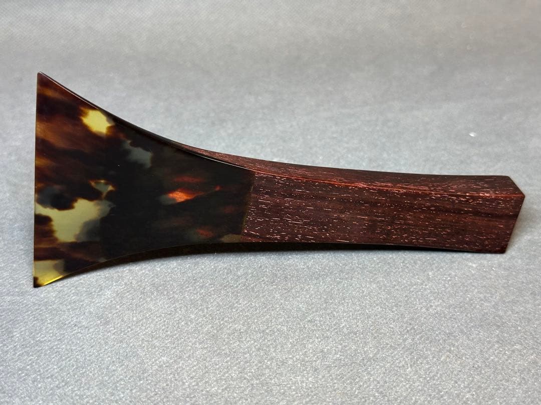 希少品　津軽三味線　撥バチ　鼈甲撥天然素材　和楽器　民謡　アンティーク細密細工