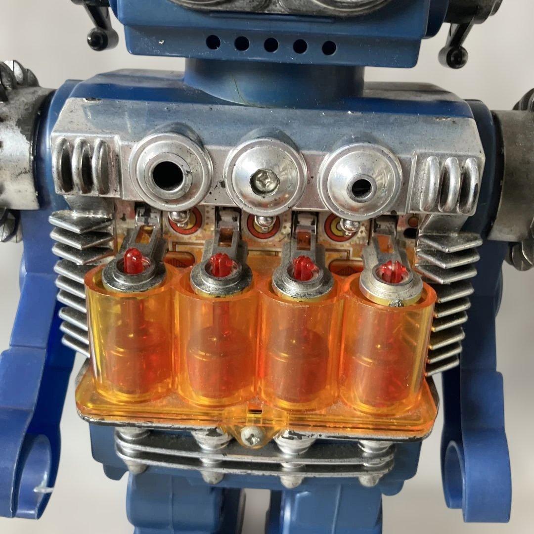 昭和レトロ　スモーキングロボット　ビンテージ　箱付き　日本製