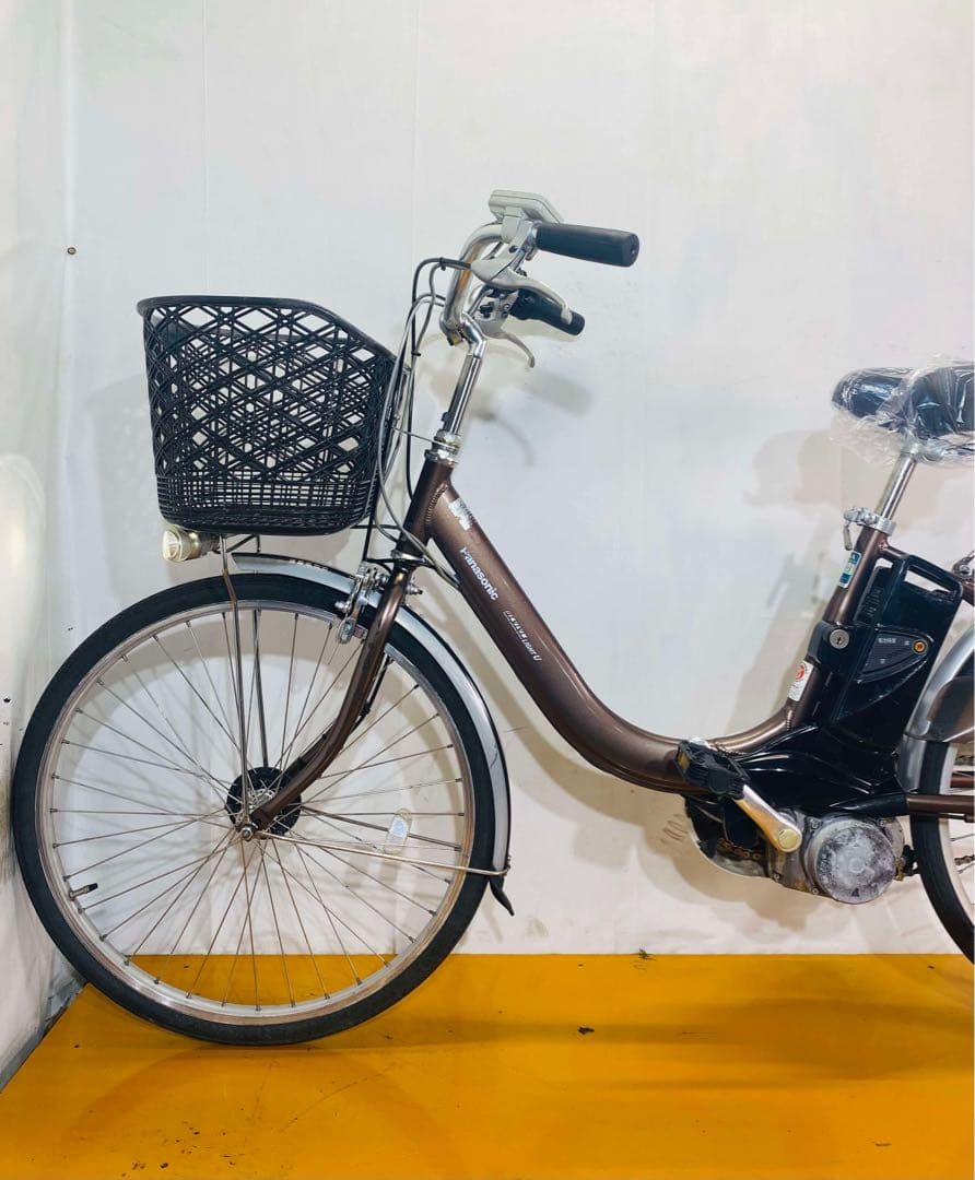 電動アシスト自転車 シティタイプ ブラウン