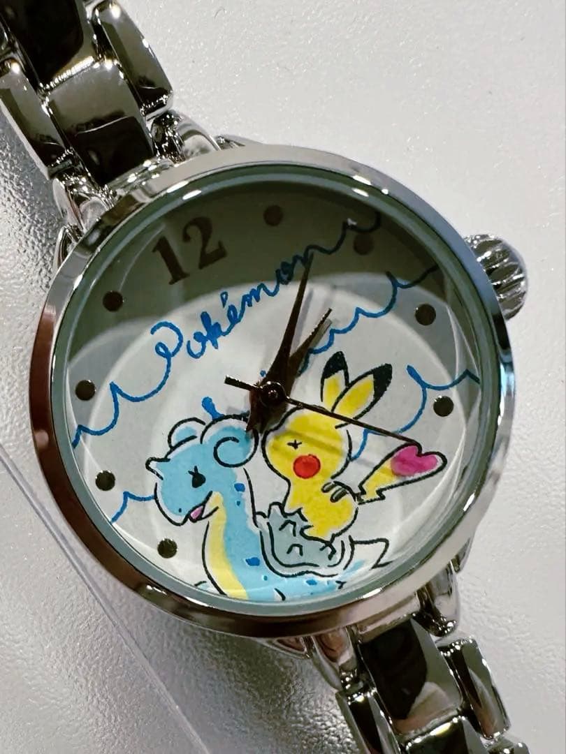イッツデモ　ポケモン　シルバー　メタル　腕時計