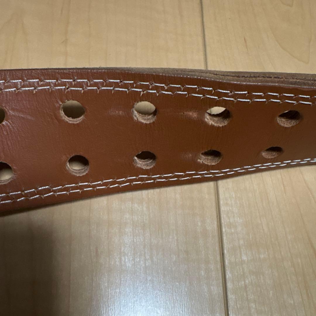 GOLD'S GYM レザーパワーベルト Mサイズ