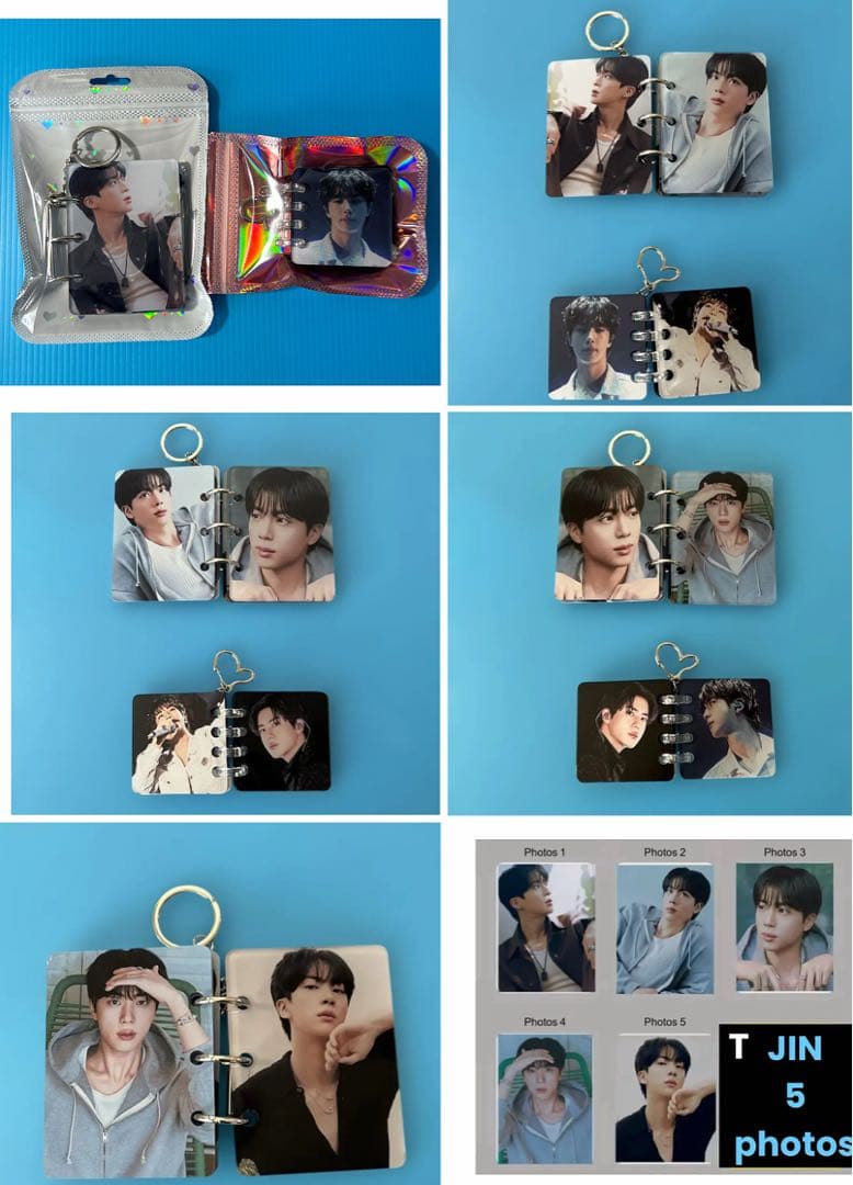 BTS JIN 両面ホログラムフォトカード