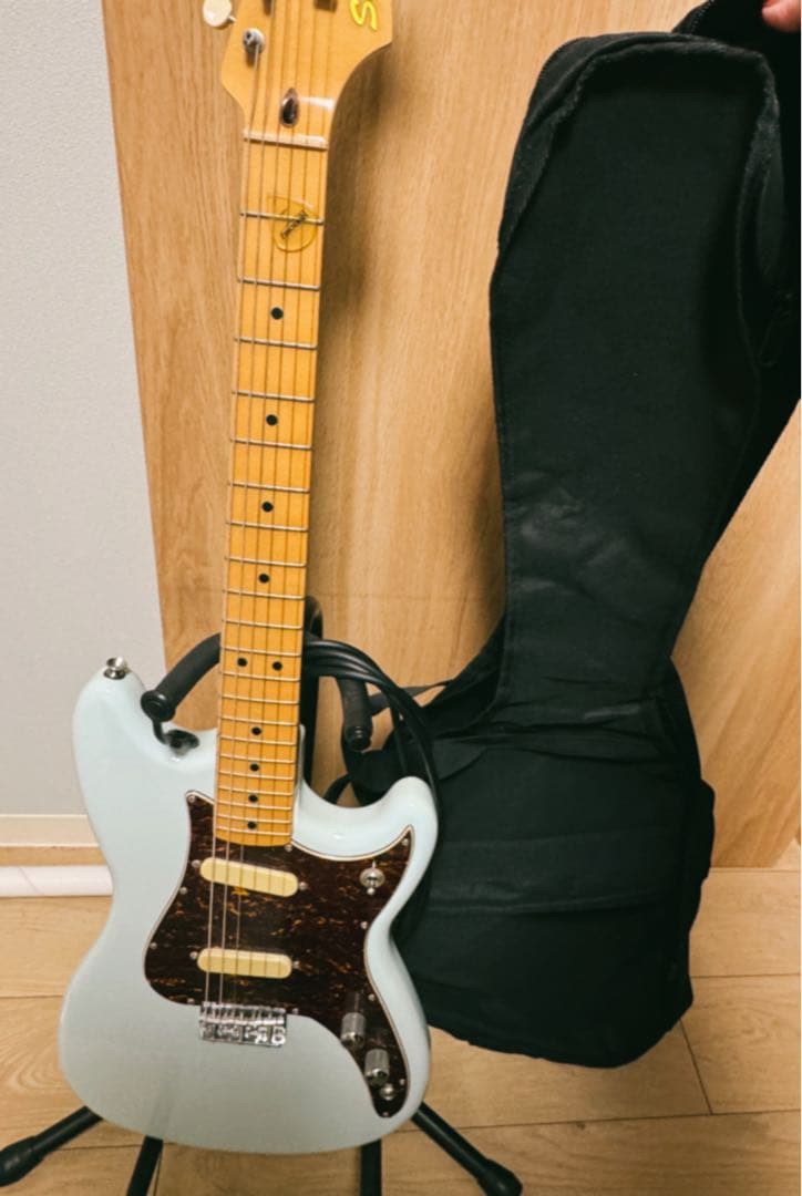 Squier duo sonic / sonic blue ソフトケース付