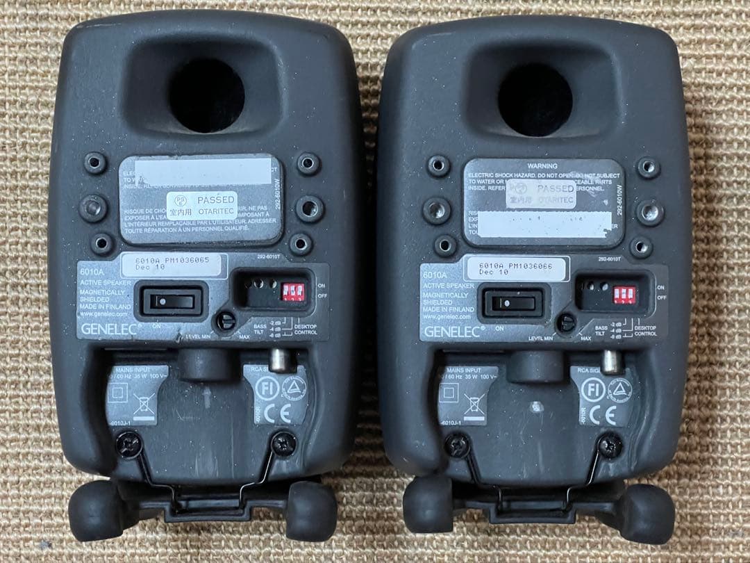 GENELEC 6010A スタジオモニタースピーカー ペア