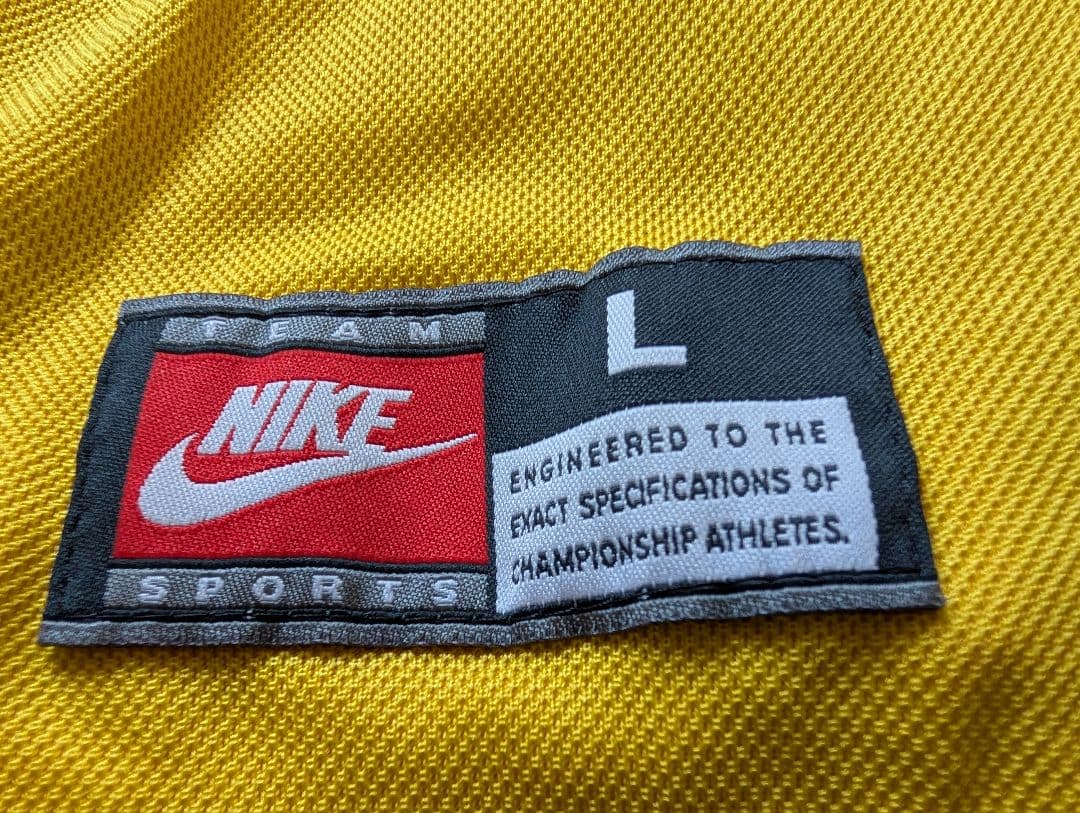 英国製 ビンテージ 1998W杯 ブラジル代表 選手着用モデル ロナルド 名前入