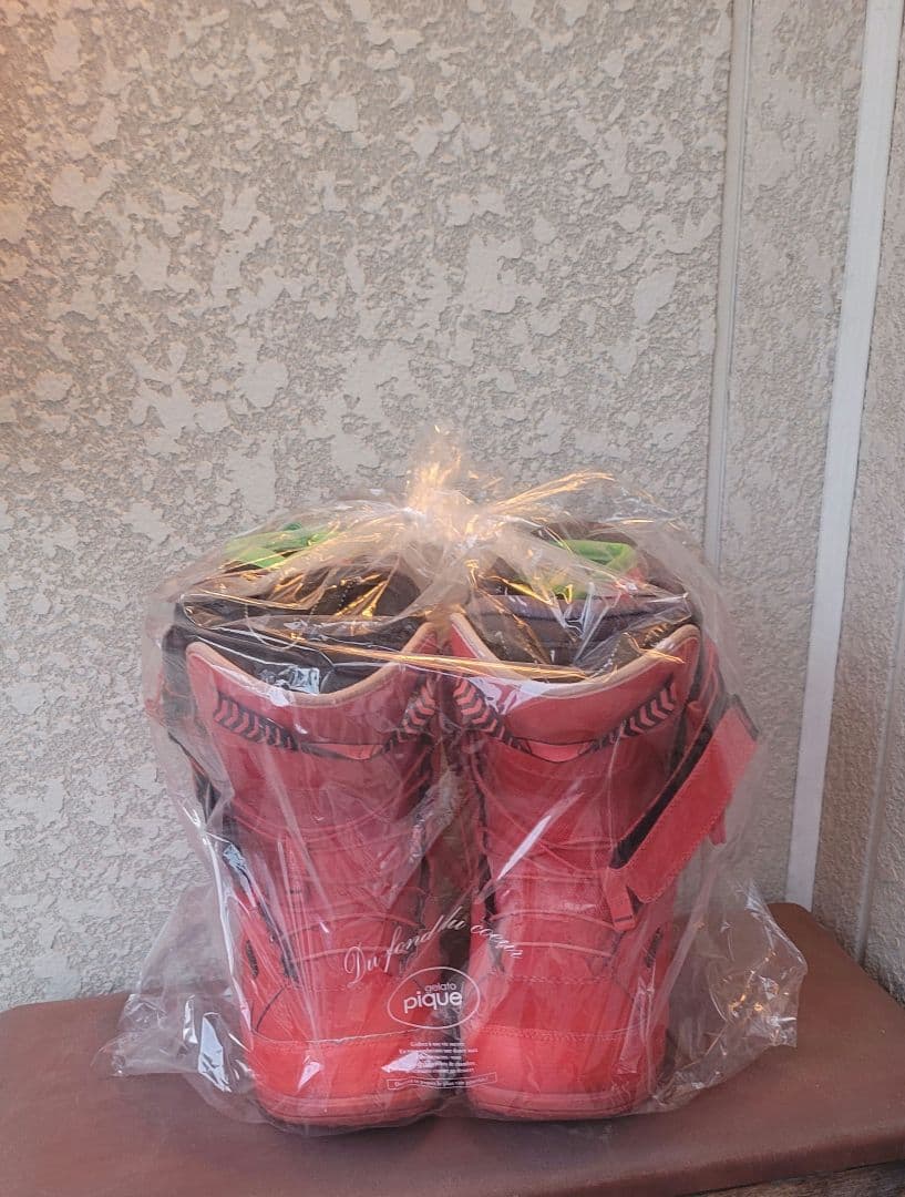 DEELUXEスノボ用ブーツ 赤