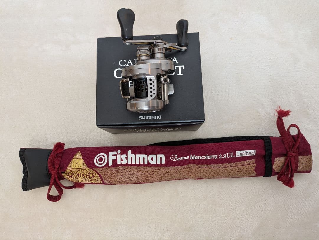シマノカルカッタコンクエストBFS　フィッシュマンブランシエラ3.9UL