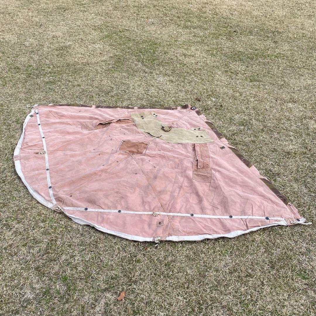 【超レア】ハンガリー軍幕　初期型　扇型　１枚①　迷彩　ハリケーンカモ　ミリタリー