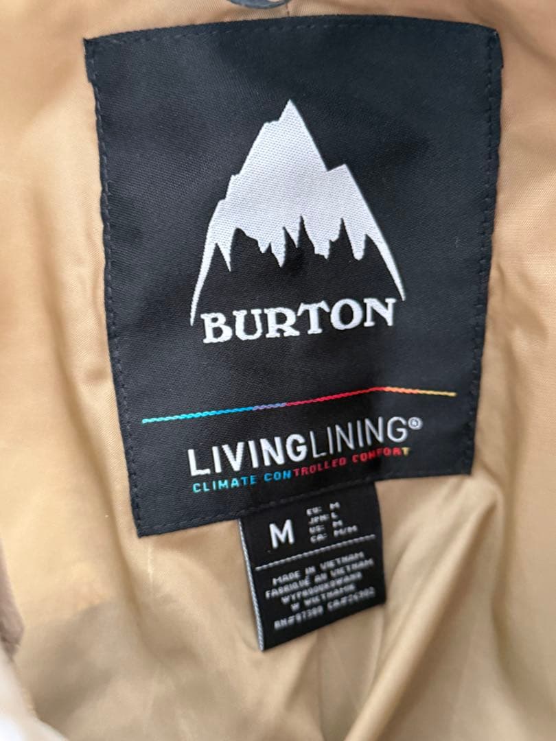 BURTON/パンツ/スノーボード/ベージュ/カーゴ/ウェア/チノパン/M/美品