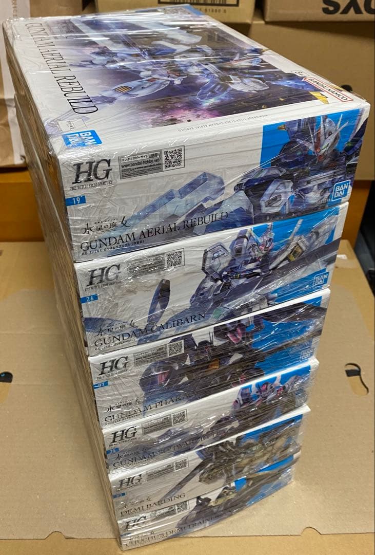 新品未組立　HG 1/144 機動戦士ガンダム　水星の魔女　 ６種セット