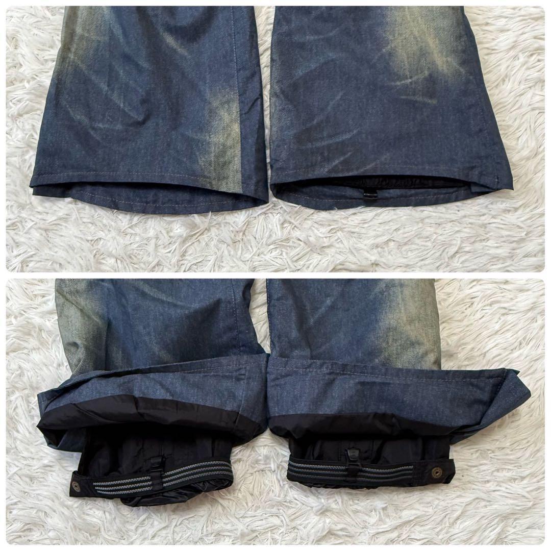 ガクトコラボ/激レア✨キスマーク スキーウェア パンツ デニム風 レディース M