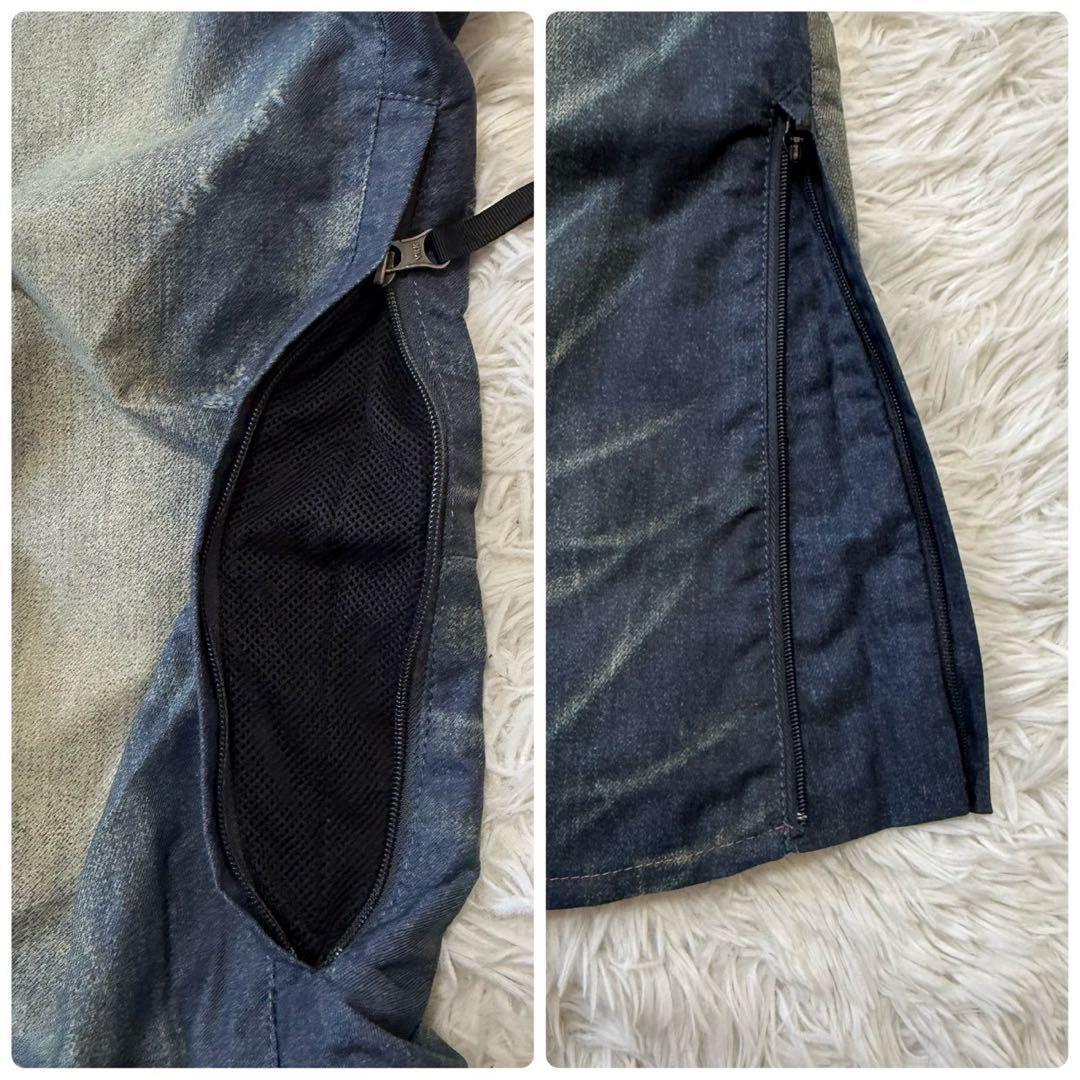 ガクトコラボ/激レア✨キスマーク スキーウェア パンツ デニム風 レディース M